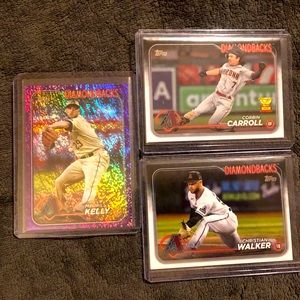 Corbin Carroll 2024 Topps Series 1-Gold Cup Variant-Merrill Kelly Purple Foil